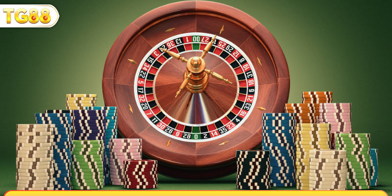 Cấu trúc bánh xe roulette kiểu Âu với một số 0
